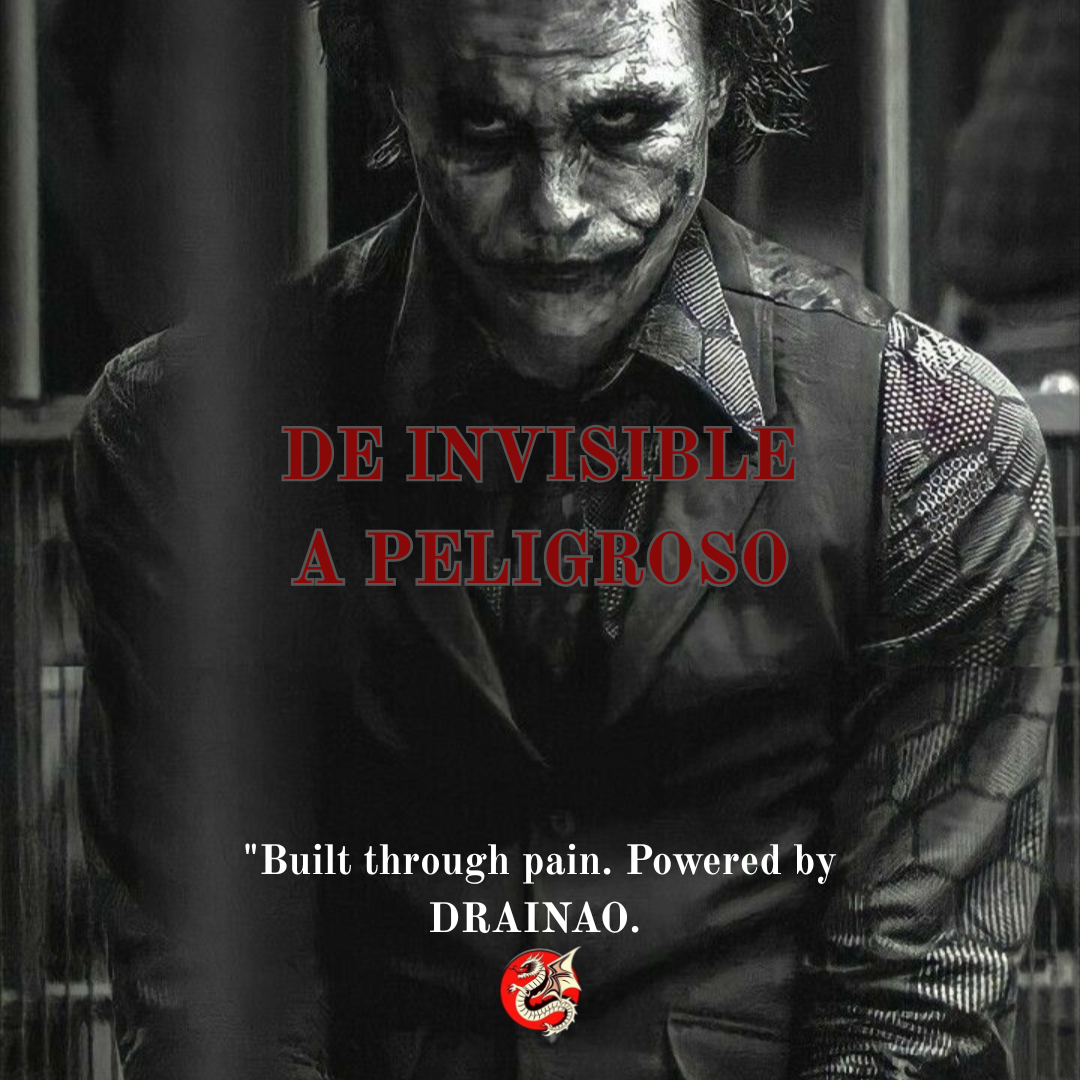De Invisible a Peligroso : Construye con dolor.